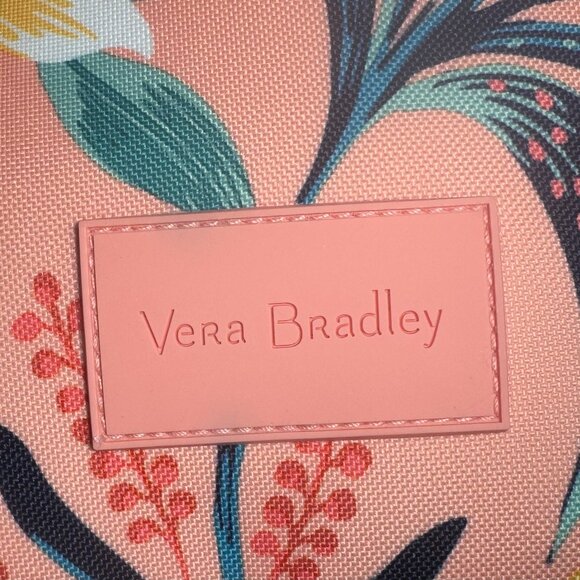 Vera Bradley Drawstring Family Tote in Paradise Bright Coral NWT - Picture 12 of 12